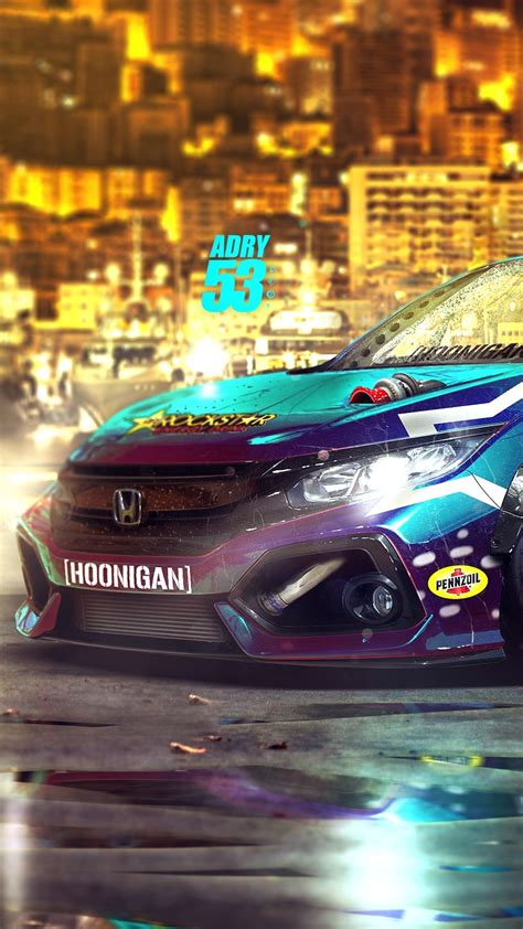 2160x3840 Honda Colorful Digital Art 4k Sony Xperia Xxzz5 Premium Hd