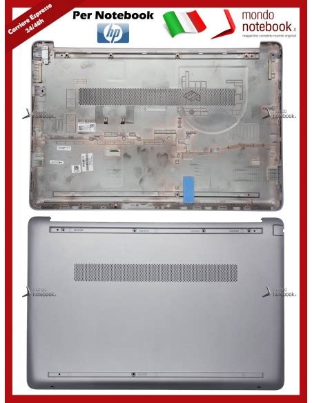 Bottom Case Scocca Cover Inferiore Hp 250 255 G8 G9 Silver M31084 001 Versione Con Porta Etherne