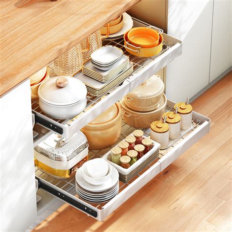 Pull Out Cabinet Organizer Expandable 20 5 30 Under Sink Organizer