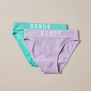 Pack Bonds Rib Bikini Briefs Target Australia