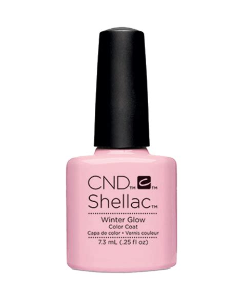 Cnd Shellac Gel Nail Polish Winter Glow 025 Fl Oz