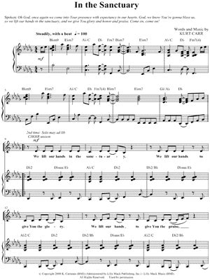 Kurt Carr Sheet Music to download and print