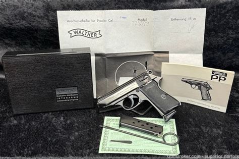 West German Walther Ppk S Acp New In Box Semi Auto Pistols