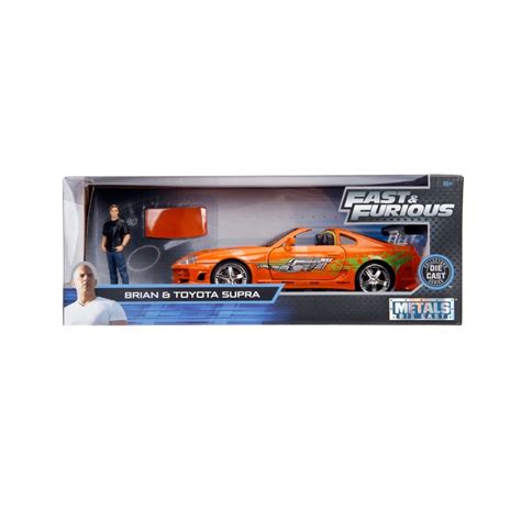 Toyota Supra Velozes E Furiosos Boneco Brian Jada Toys No Shoptime