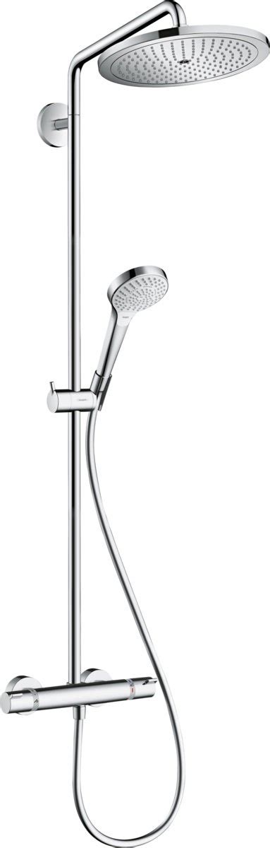 Hansgrohe Croma Select S Showerpipe Ecosmart Zestaw Prysznicowy ścienny