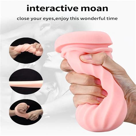 Sucking Vibration Real Vagina Pocket Pussy Penis Oral Sex Machine Toys