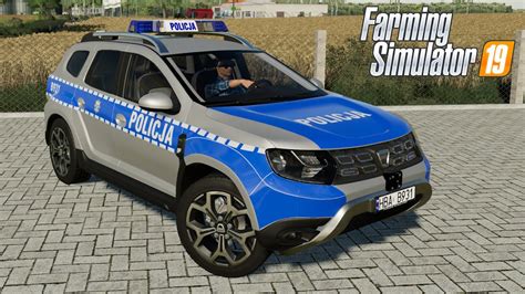 Dacia Duster Policja Alarmowo Farming Simulator Fs Ls