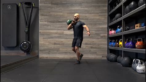 Kettlebell Clean And Reverse Lunge Complex Youtube