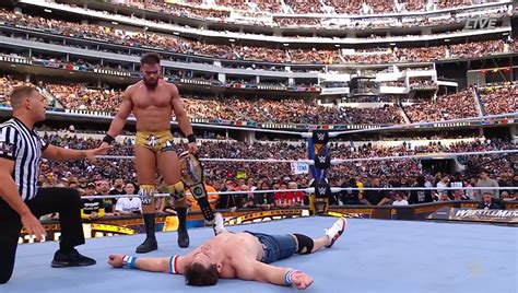 Wrestlemania Austin Theory Retuvo Ante John Cena Superluchas