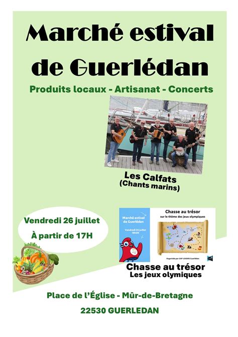 March Estival De Guerl Dan Concert Les Calfats Chants Marins