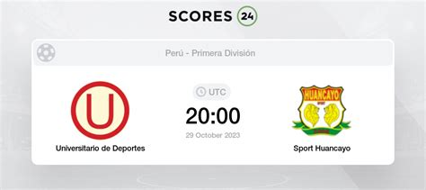 Fútbol Universitario de Deportes vs Sport Huancayo pronóstico 29 10 2023