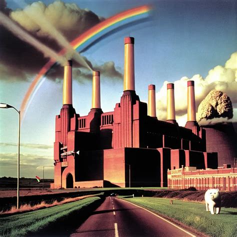 Pink Floyd Animals Album Cover Recreation with Surrealistic ...