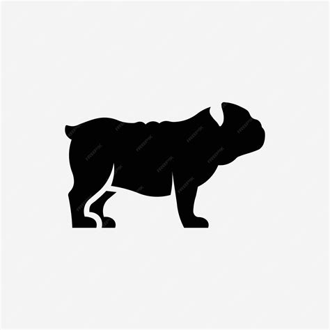 Premium Vector Vector Illustration Of Cute English Bulldog