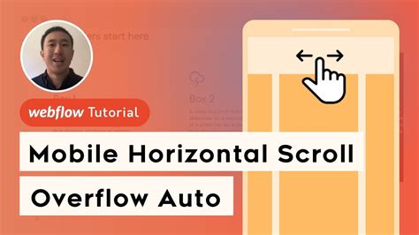 Mobile Horizontal Scroll In Webflow Using Overflow Auto YouTube