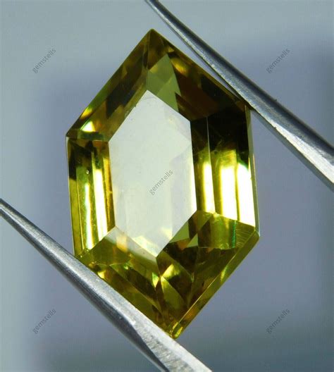 9 50 ct pierre précieuse lâche naturelle SAPHIR JAUNE forme fantaisie