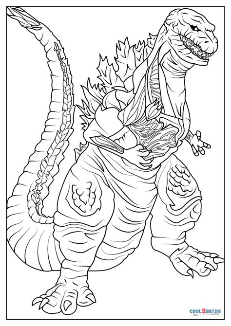 Shin Godzilla Coloring Pages Drawings Coloring Pages Hot Sex Picture