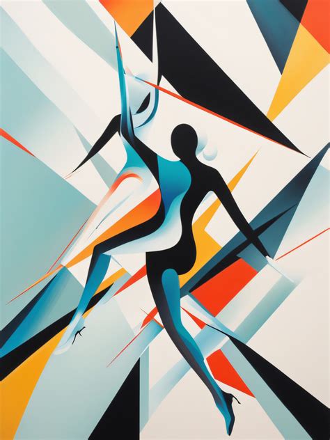 L Minas Decorativas Para Enmarcar Abstract Figures In Motion Posters Es