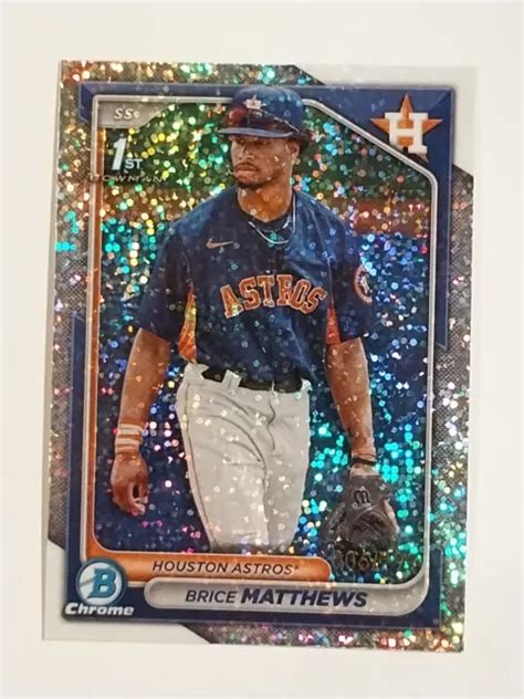 2024 BOWMAN 1 Rifrattore Cromato Brice Matthews Speckle 299 BCP 69