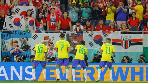 Resumen Goles Y Highlights Del Brasil 4 1 Corea Del Sur De Octavos