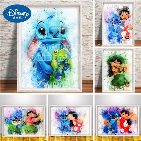 Disney Lilo I Stich Cyfrowy Olejny Malowanie Animacja Kresk Wka