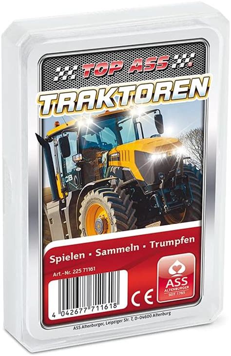 ASS Altenburger 22571161 Top Ass Traktoren Kartenspiel Trumpf Und