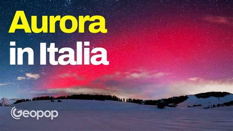 Aurora Boreale Nei Cieli Italiani Volte In Mesi Ma Possibile