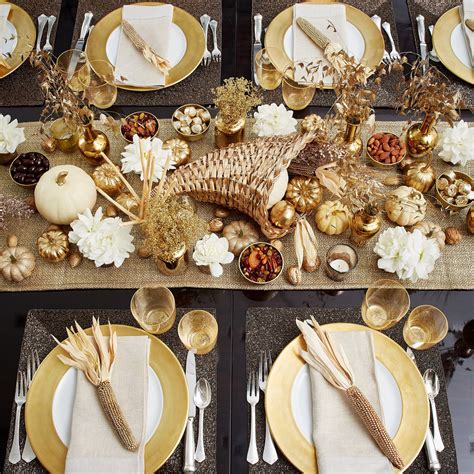 Gilded Thanksgiving Table Darcy Miller Designs