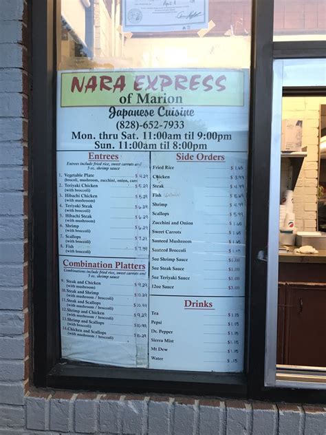 Nara Express Updated May 2024 27 Reviews 441 N Main St Marion