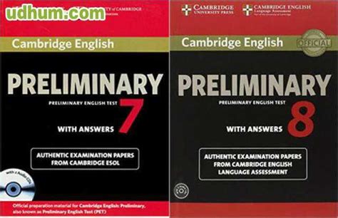 Libros Examenes B1 Cambridge Pet 7 Y 8