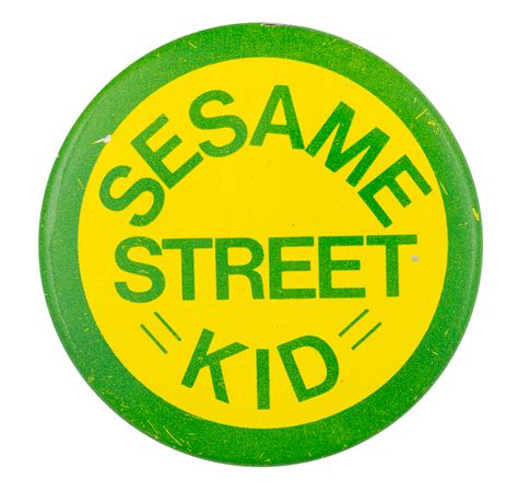 Sesame Street Kid | Busy Beaver Button Museum