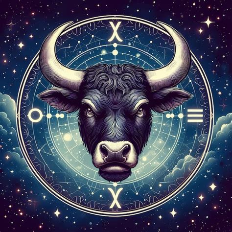 Premium Photo Illustrations Zodiac Sign Of Taurus And A Starry Sky