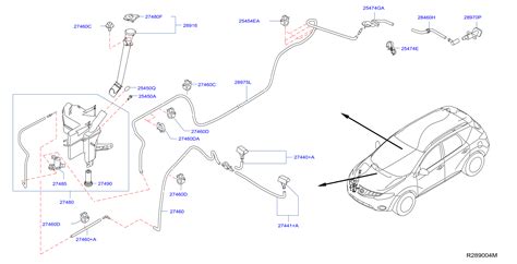 2008 Nissan Titan Washer Fluid Reservoir 28910 9uf0a Genuine Nissan Part