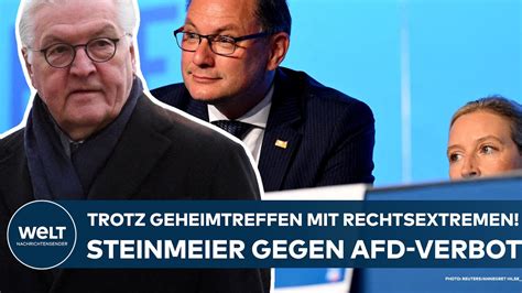 POTSDAM Nach AfD Geheimtreffen Mit Rechtsextremen Warum Steinmeier