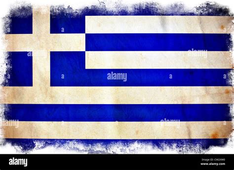 Greece Grunge Flag Stock Photo Alamy