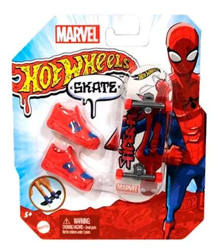 Hot Wheels Marvel Skate Patineta De Dedos MercadoLibre
