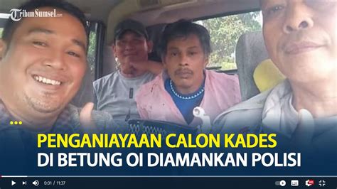 Pembunuh Calon Kades Di Betung Ogan Ilir Berhasil Diamankan Polisi