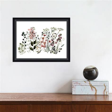 Winston Porter Muted Wildflowers Framed On Paper By Sara Berrenson