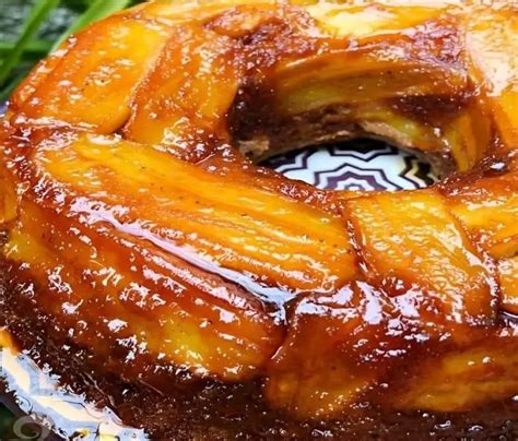 Receita De Bolo De Banana Caramelada Receitinhas Caseiras