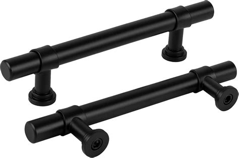 Homdiy Pack Matte Black Cabinet Pulls Inch Drawer Pulls Black