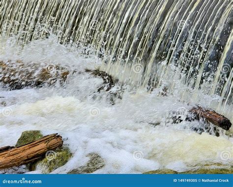 Raging waterfall stock image. Image of river, water - 149749305