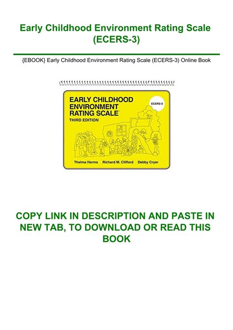 {EBOOK} Early Childhood Environment Rating Scale (ECERS-3) Online Book