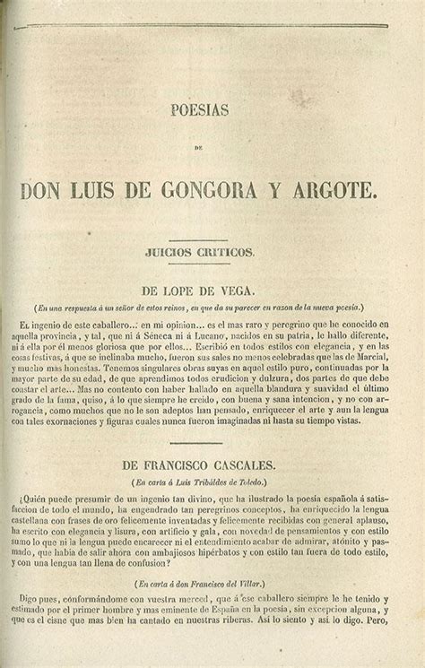 Poesías de Don Luis de Góngora y Argote Biblioteca Virtual Miguel de