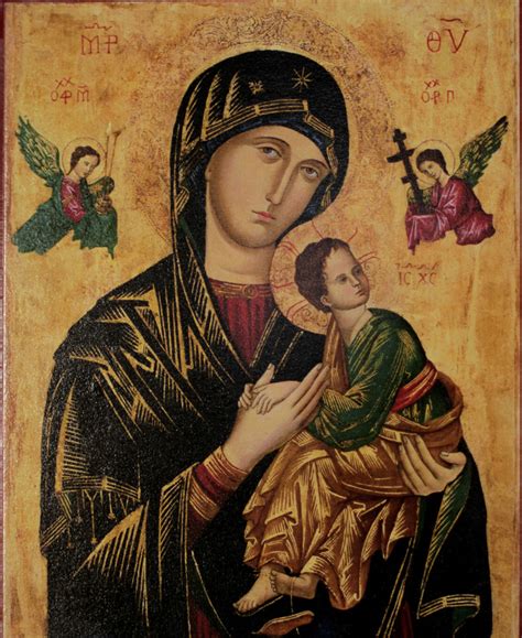 Our Lady Of Perpetual Help Original Painting At Paintingvalley