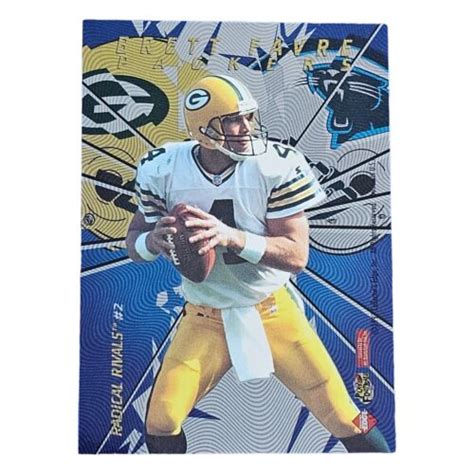 Collector S Edge Masters Radical Rivals Brett Favre Kerry Collins