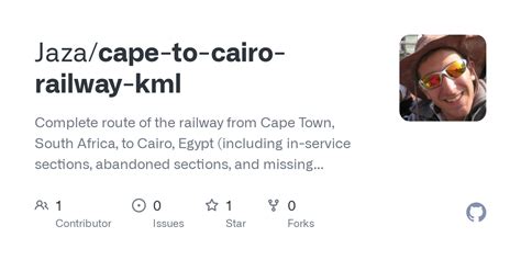 Github Jaza Cape To Cairo Railway Kml Complete Route Of The Railway