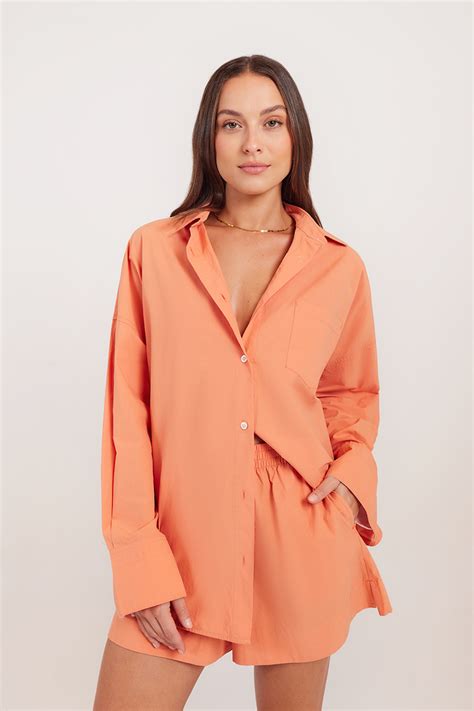 Nude Lucy Sigdrid Poplin Shirt Watermelon Stylerunner