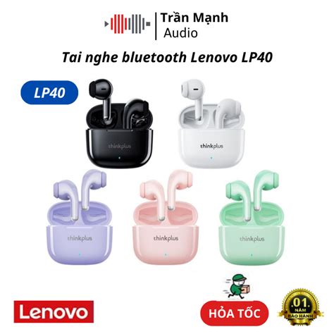 Tai Nghe Bluetooth Lenovo Lp40 Pro Bản Mới 2023 Không Dây Bluetooth 51 Chống Thấm Nước Ipx5