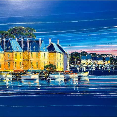 Peinture Port De St Goustan Auray Par Corbi Re Liisa Carr D Artistes