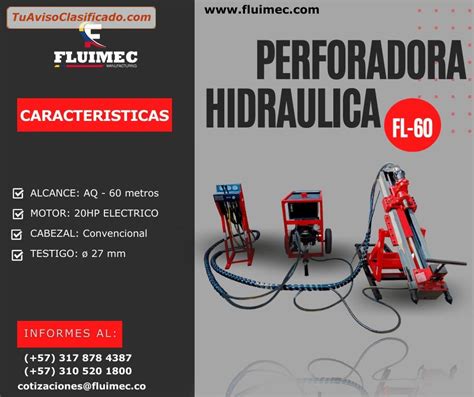 Perforadora Hidraulica Fl Para Actividades De Exploraci N En