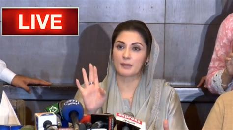 Maryam Nawaz Press Conference Nawaz Sharif Will Come Back Youtube